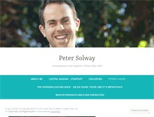 Tablet Screenshot of petersolway.com